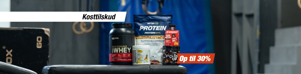 Kosttilskud - Op til 30%